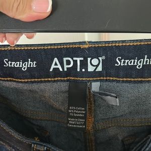 Woman’s straight leg jeans